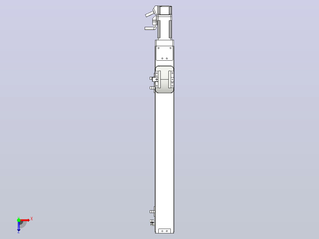 无尘螺杆滑台KCH5M-350-BC-100W-C4俯视图