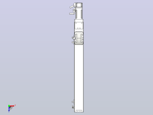 无尘螺杆滑台KCH5M-350-BC-100W-C4俯视缩略图