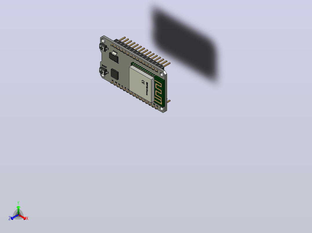 ESP32 DevKit V1 板主视图