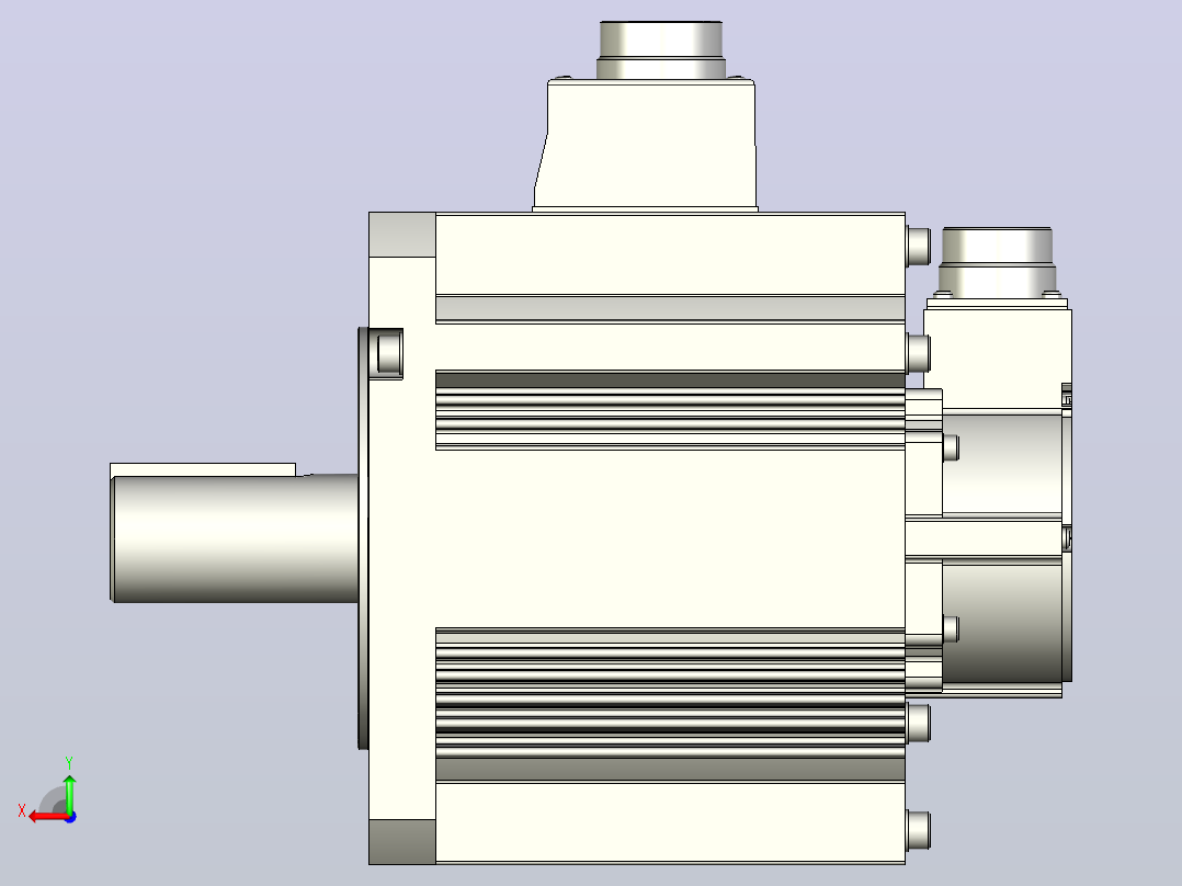 松下伺服电机 MATSUSHITA_MGMF292L1H6后视图