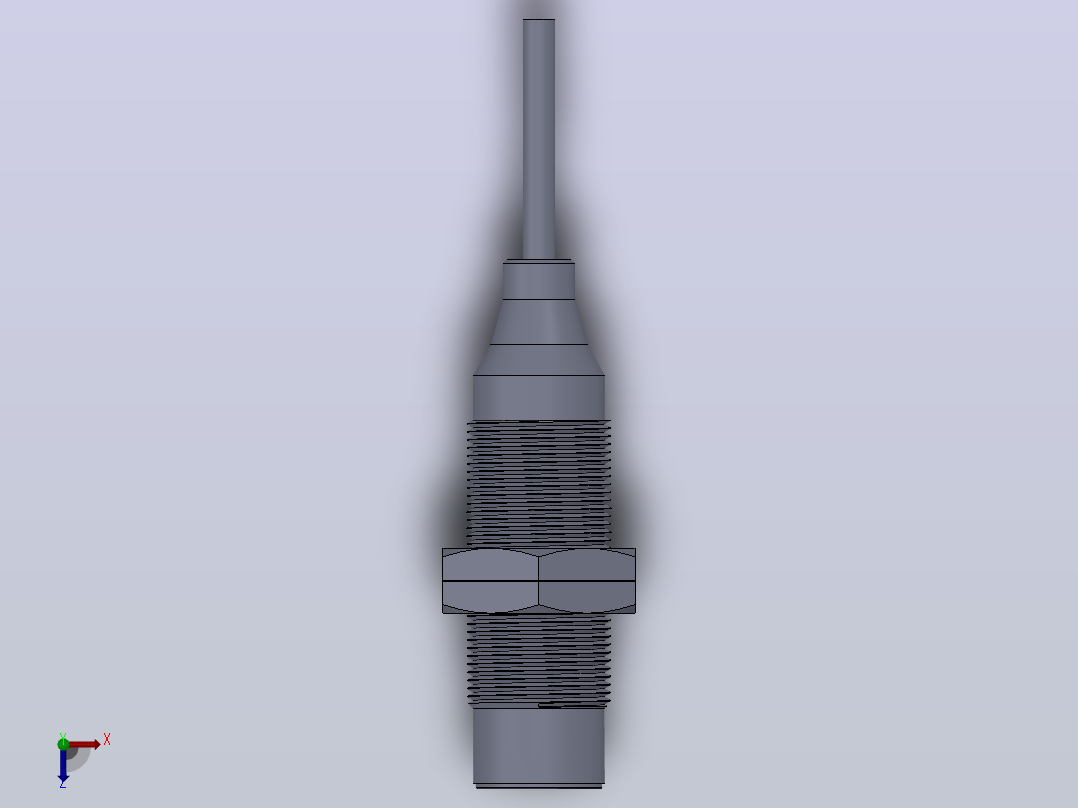 E2B-M18KN10-M1(E2B-M18KN16-M1)[E2B-M18KN10-M1]欧姆龙接近开关，微动开关，光电传感器俯视图