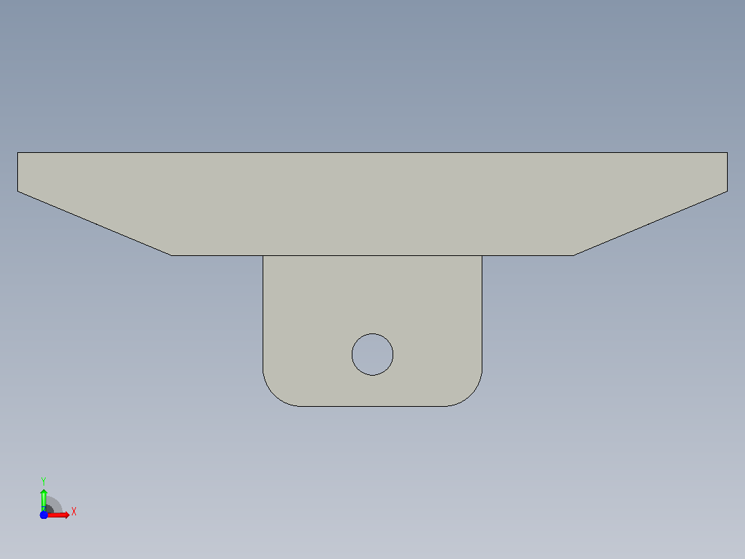 ROFI双足机器人3D模型前视图