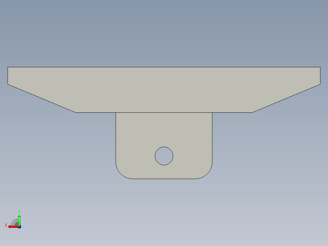 ROFI双足机器人3D模型后视图