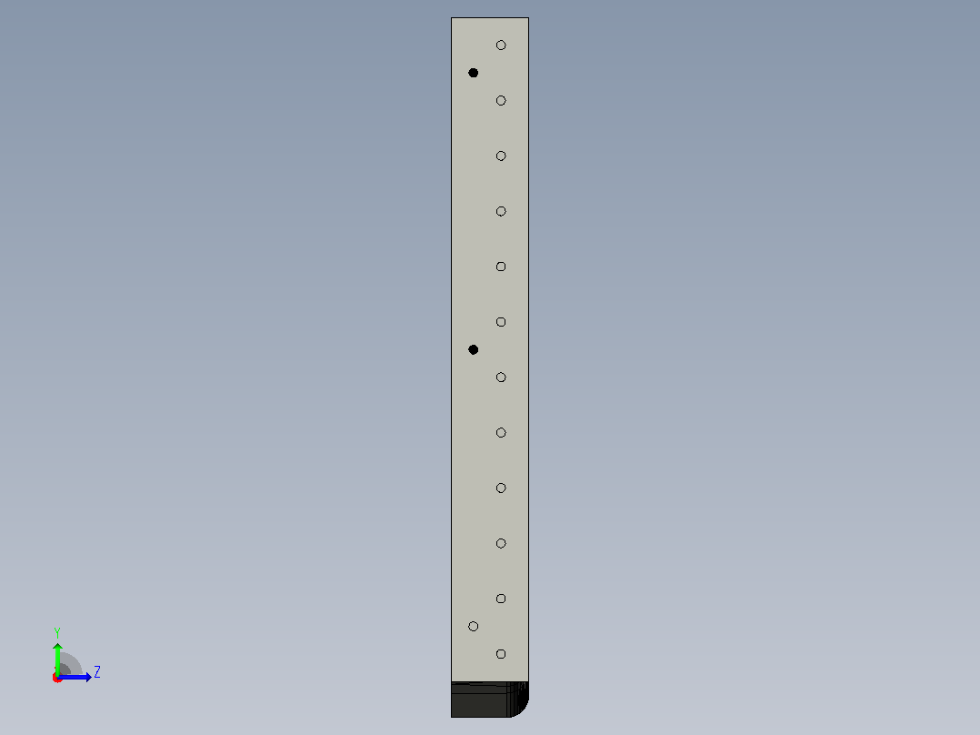 S型激光标记器左视图