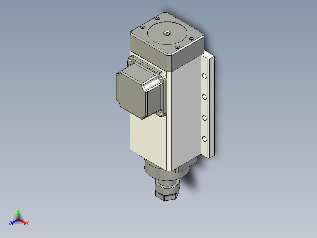 Vevor 2.2 KW 方形空调正等轴测图