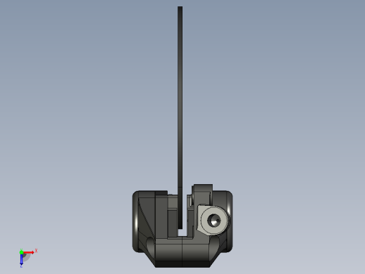 solidworks中的制动盘卡钳俯视缩略图