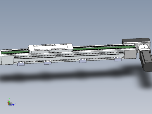 DMEB65L-LBCR欧规同步带模组直线模组（电机左后折）[DMEB65L-L15S350-DT400-C2U-LBCR]主视缩略图