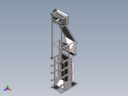 分级筛选机正等轴测缩略图
