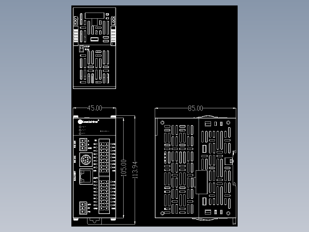 MS系列电机2D图纸.rar