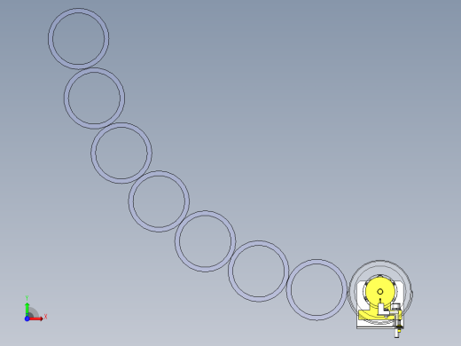 顶出机构前视缩略图