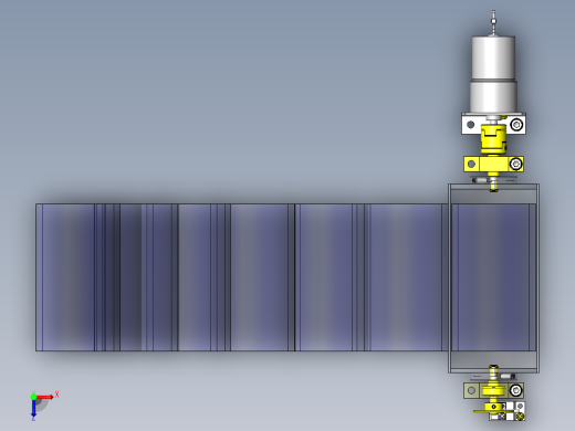 顶出机构俯视缩略图