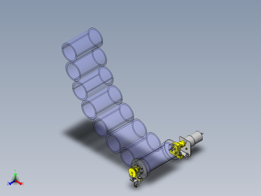 顶出机构正等轴测缩略图