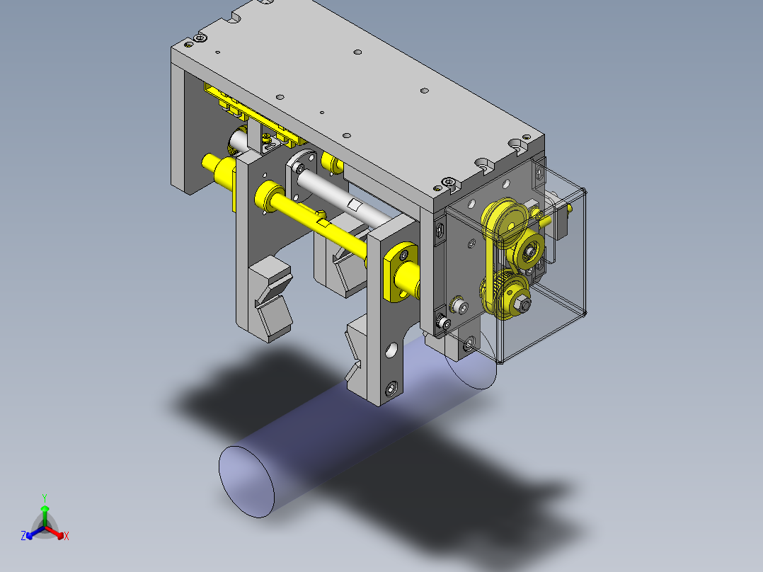 对应异形直径工件的卡盘组件