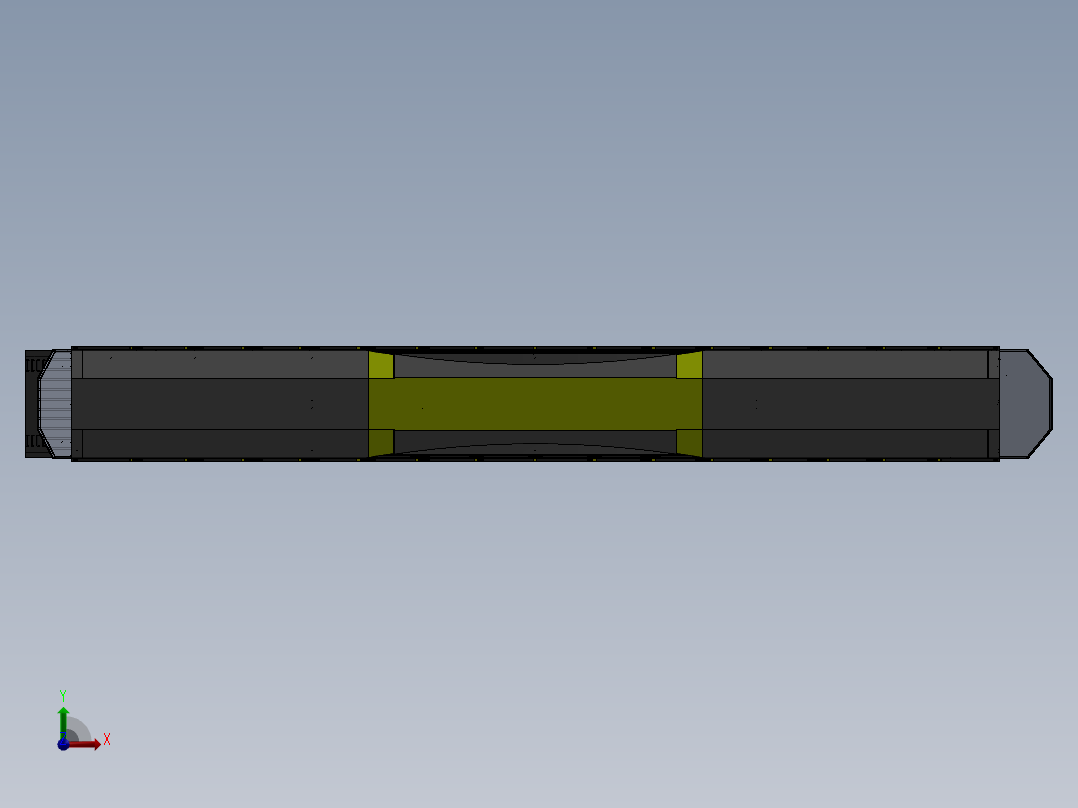 Kapali Arac运载轿车的火车3D图纸 Solidworks设计 附STP IGS前视图