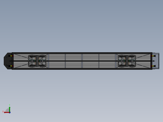 Kapali Arac运载轿车的火车3D图纸 Solidworks设计 附STP IGS后视缩略图