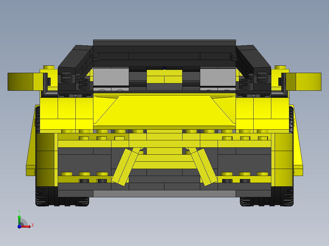 乐高兰博基尼前视图