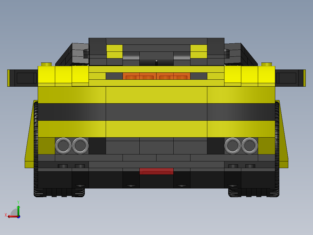 乐高兰博基尼后视图