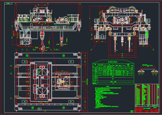 75t A7四梁四轨铸造桥式起重机设计（L=28m）缩略图