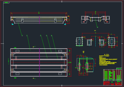 75t A7四梁四轨铸造桥式起重机设计（L=28m）缩略图