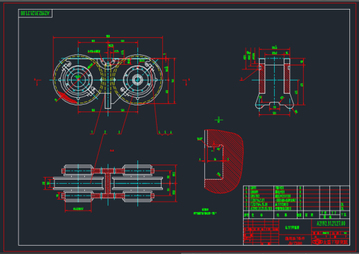 75t A7四梁四轨铸造桥式起重机设计（L=28m）缩略图
