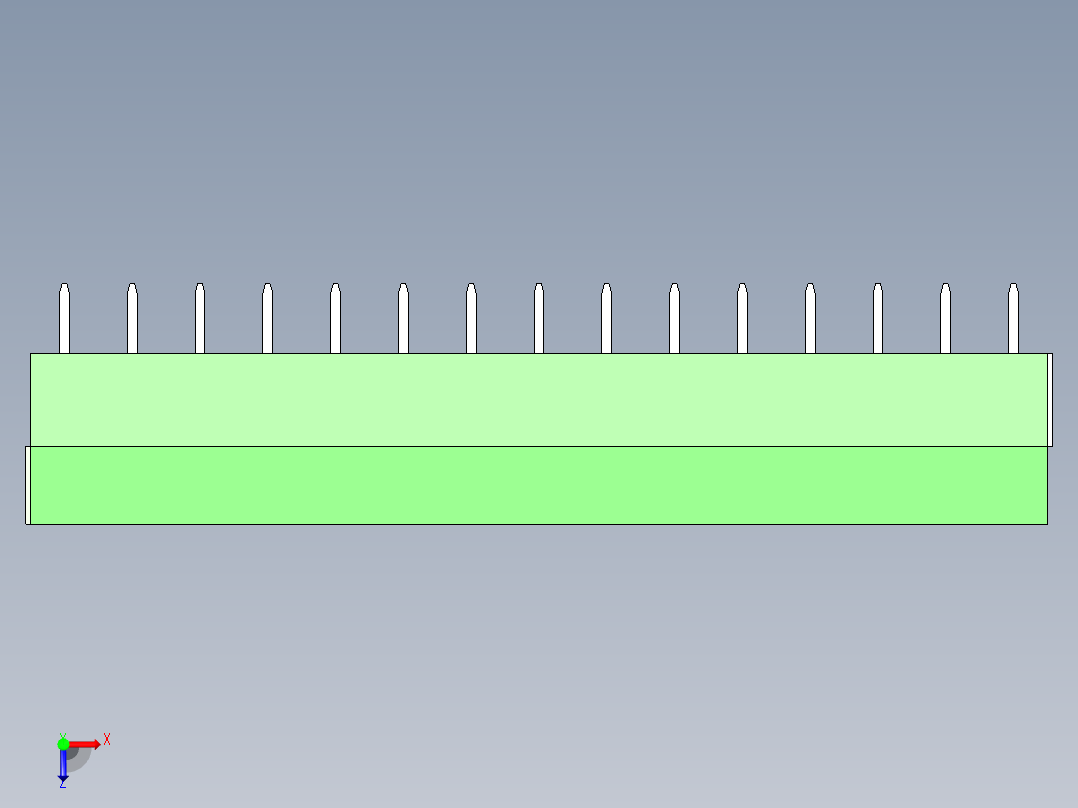 PCB_Terminal_Block_15-P3.5俯视图