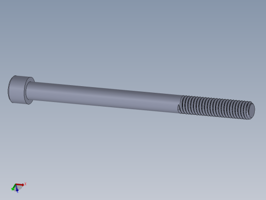 粗螺纹 SHCS 螺钉-SHCS 9.525.x16x5.SLDPRT