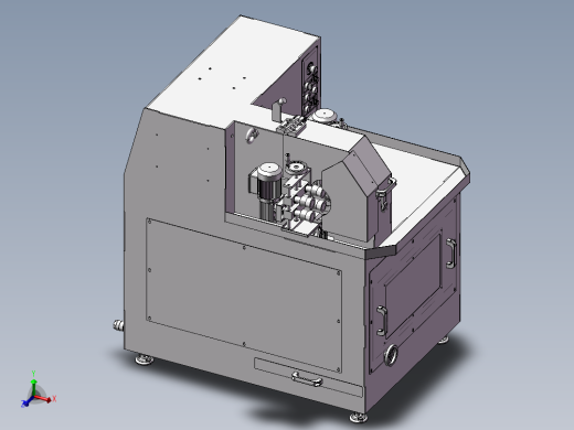 湿式圆管抛光机（非标自动化设备）3D模型