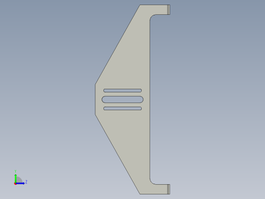 基恩士CA-R20plate_kc图纸模型左视缩略图