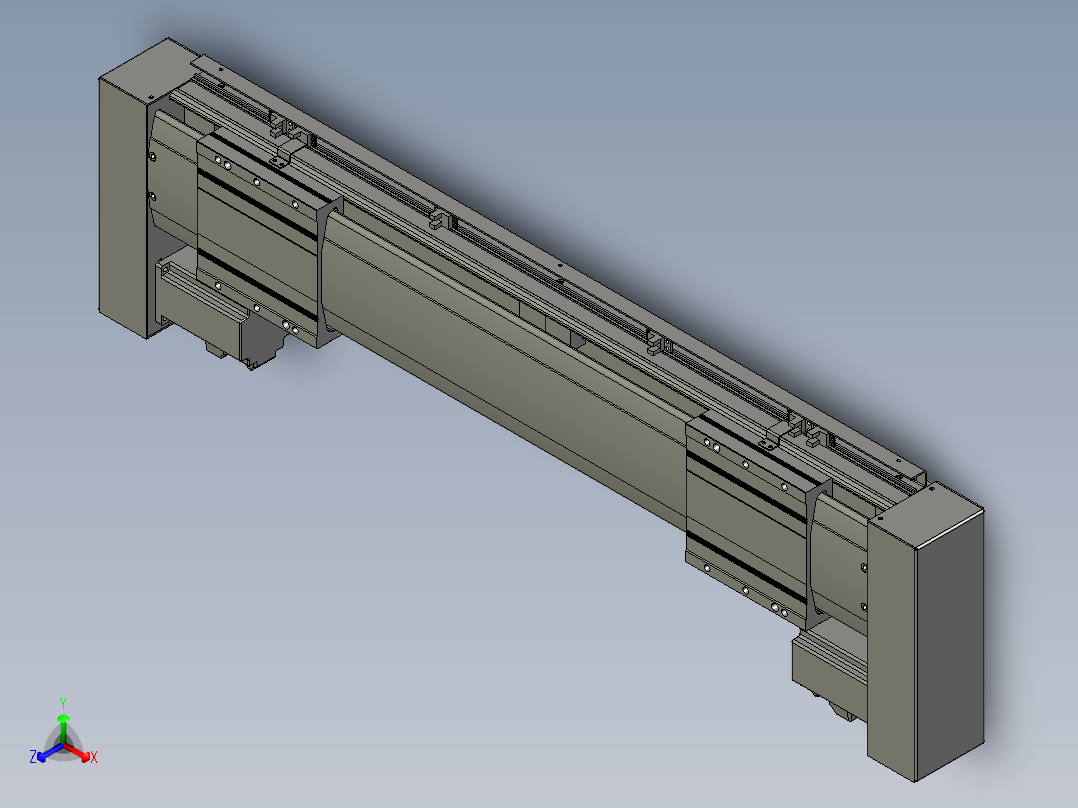 威洛博双电机滑台-VF14D2-S150-BLR-P40-C6主视图