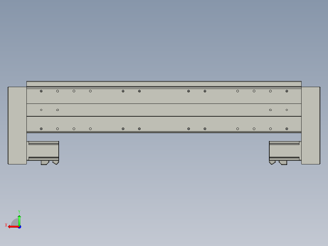 威洛博双电机滑台-VF14D2-S150-BLR-P40-C6后视图