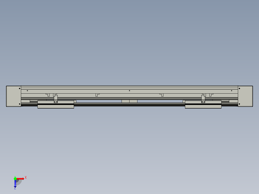 威洛博双电机滑台-VF14D2-S150-BLR-P40-C6俯视图