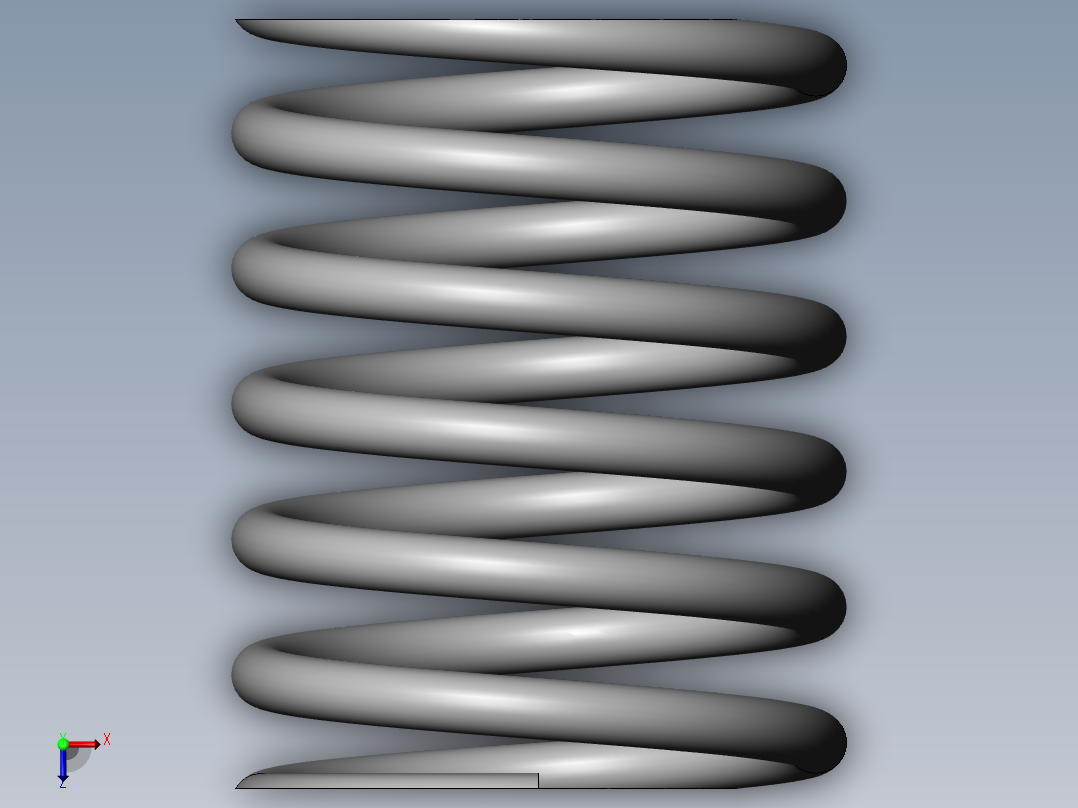 压簧2X18X6X25X5俯视图
