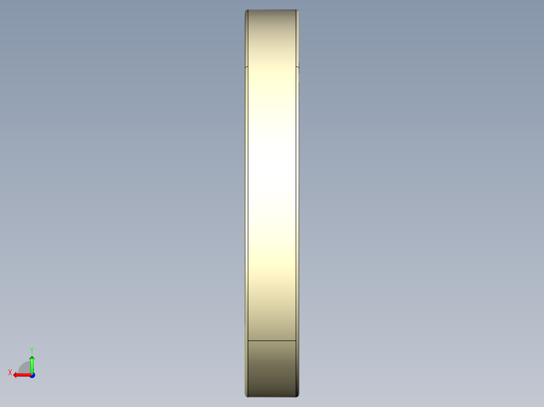 20OAB 钢芯衬环，聚丙烯玻璃钢包覆根据ANSI B16.5 cl.150为存根QRC后视图