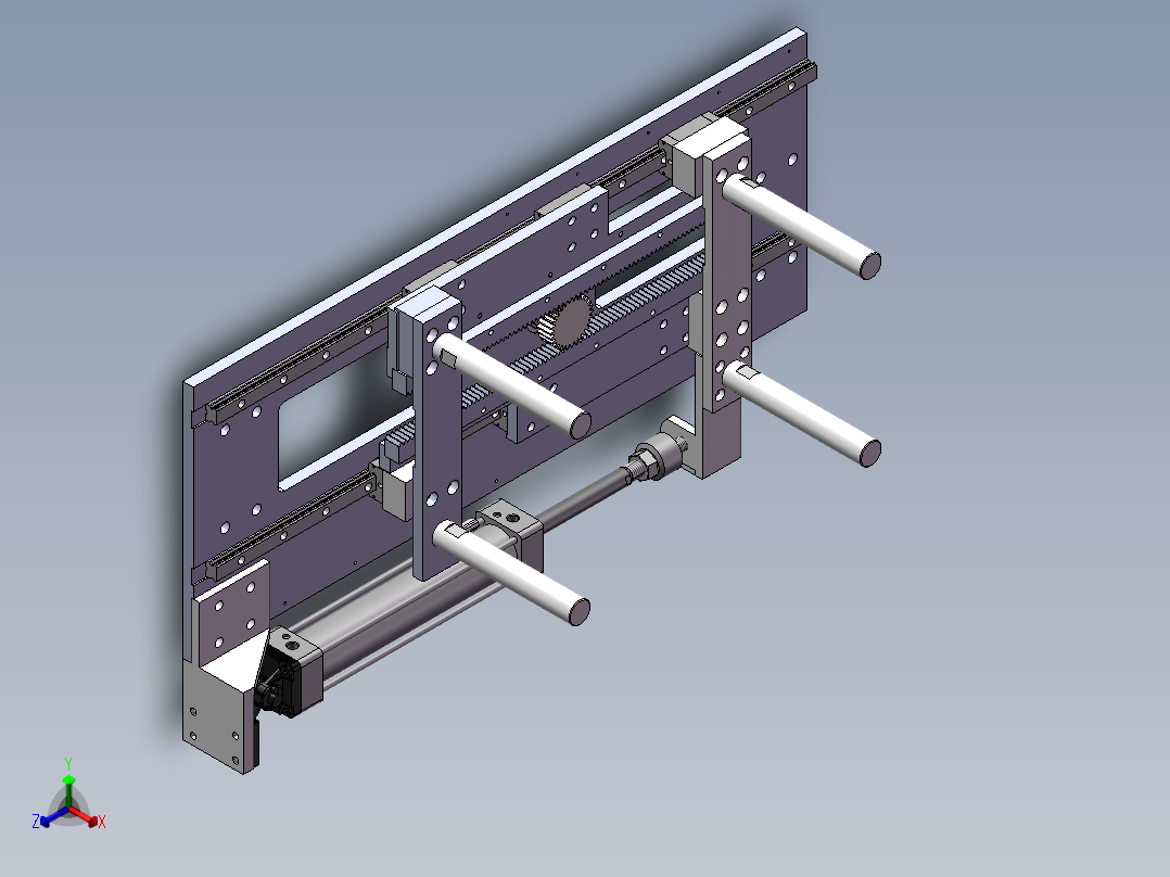 对中定位机构（同步对中定位）963995===30正等轴测图