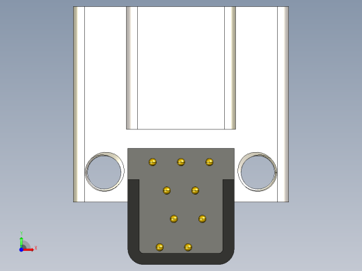 J63A微型连接器9针前视缩略图
