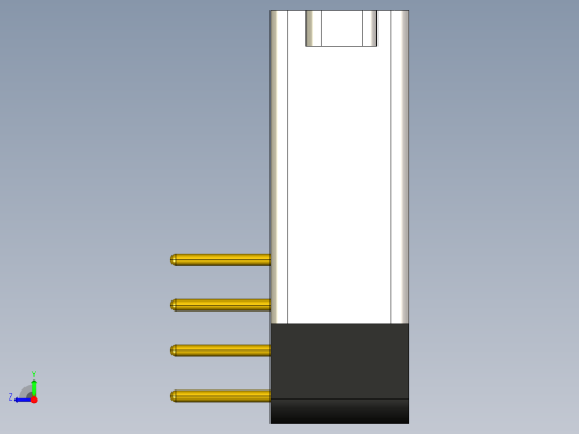 J63A微型连接器9针右视缩略图