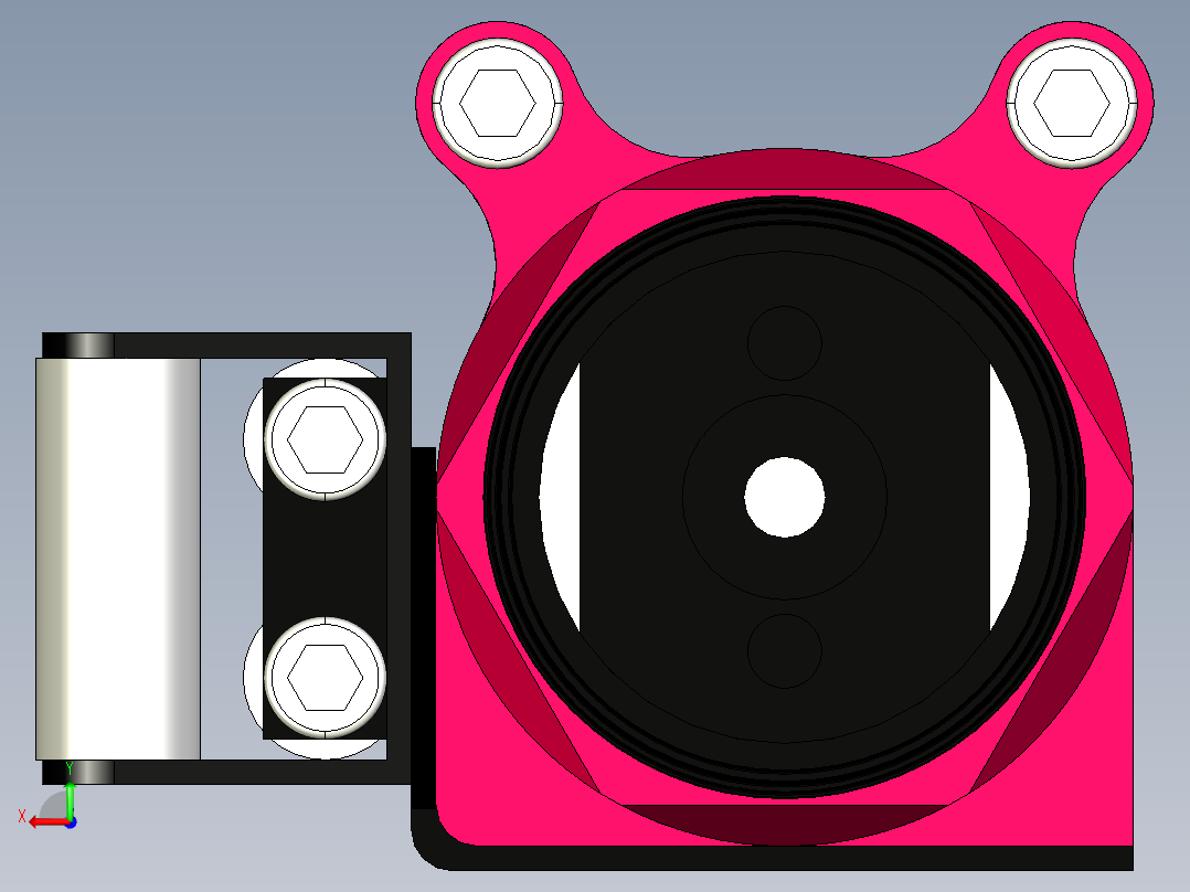 绞车 卷扬机 (4)后视图