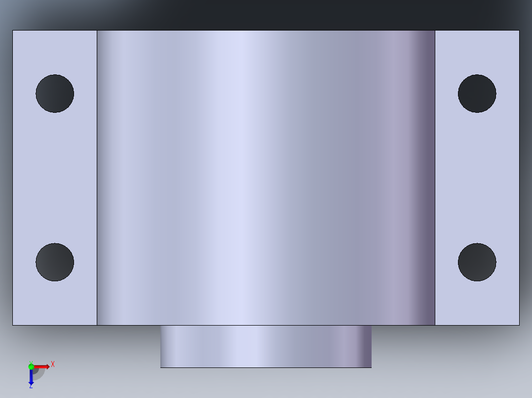 S7 直线滑座俯视图