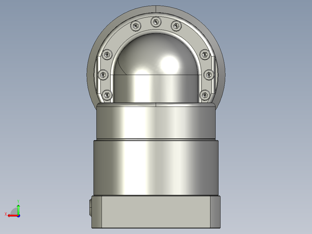多摩川行星减速机TLR-070-L1-14BK14（45度）后视图