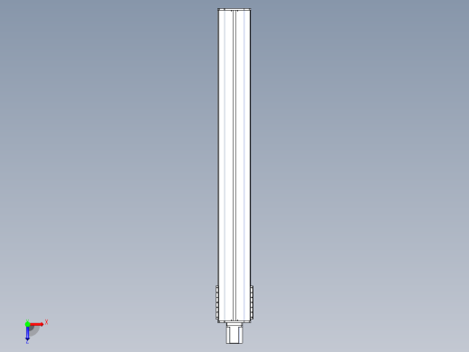 东锦丝杆传动-直线滑台模组DH270-C-L10-S2150-BC-T1000W-C3俯视缩略图