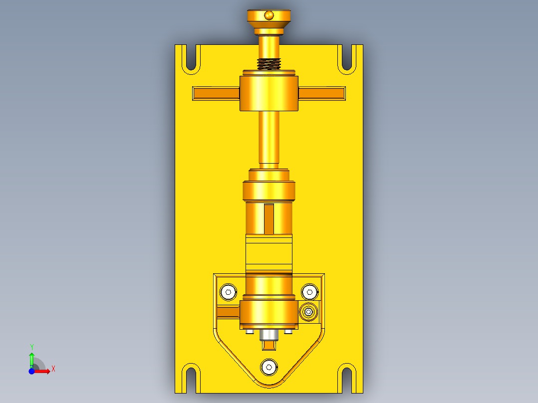 CA6140拨叉831005铣18槽夹具设计带三维加二维加说明书前视图