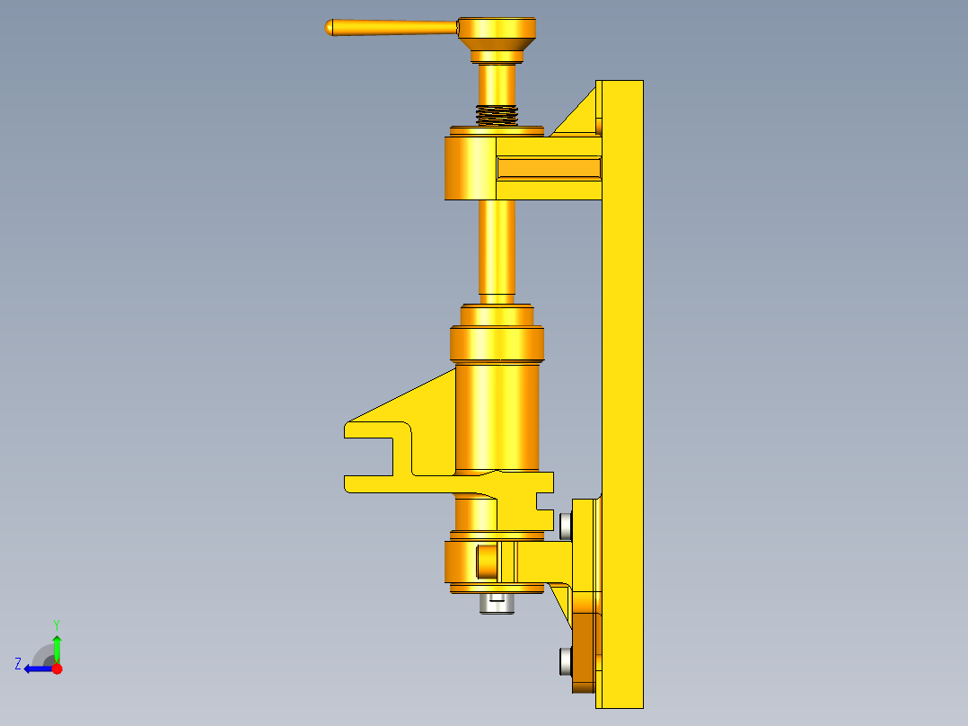 CA6140拨叉831005铣18槽夹具设计带三维加二维加说明书右视图