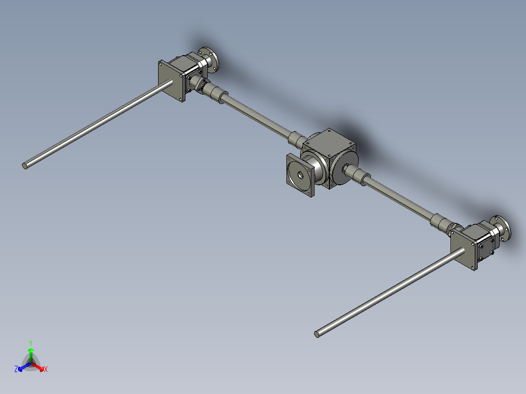 HM2-2.5-1A-II-600-1L-2台联动主视图