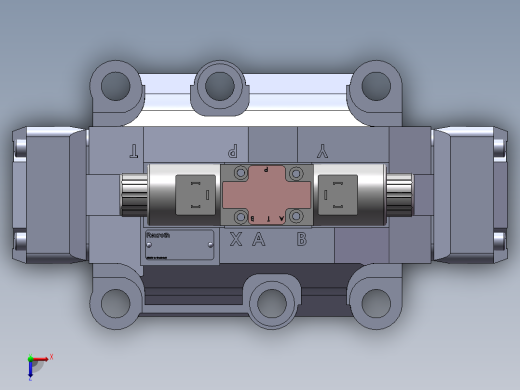 力士乐液压阀-H-4WEH32G6X俯视缩略图