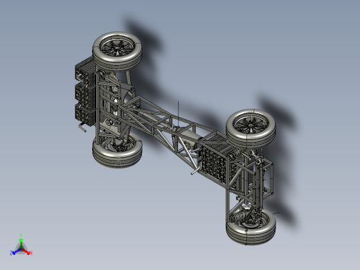KOLTIS XFR电动汽车底盘模型3D图纸 STP格式