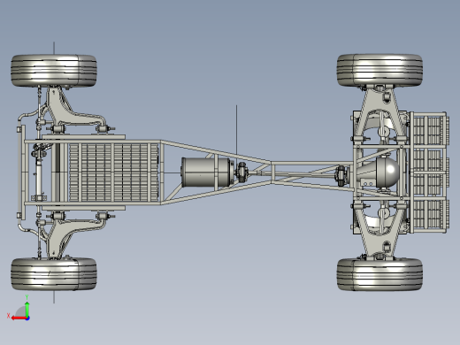 KOLTIS XFR电动汽车底盘模型3D图纸 STP格式后视缩略图