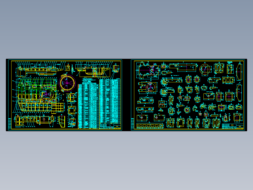MQ4535门座式起重机CAD图纸一套=1000937==1000