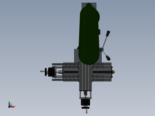 钻床，铣削前视缩略图