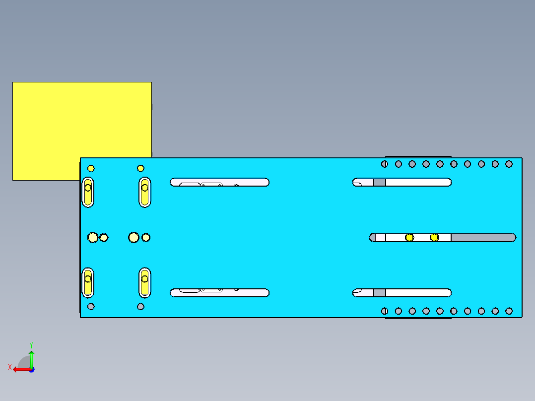 Z581C笔记本CNC工装夹具三维模型-CNC2-1106后视图