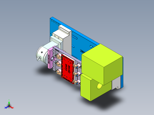Z581C笔记本CNC工装夹具三维模型-CNC2-1106正等轴测缩略图